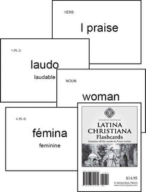 Latina Christiana & Prima Latina Flashcards, Fourth Edition - Memoria Press