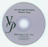 Acts Through Revelation Memory Song CD