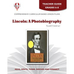 Novel Units - Lincoln, A Photobiography Teacher Guide Grades 6-8