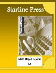 Starline Press Math Rapid Review 4A