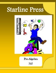 Starline Press Pre-Algebra 707