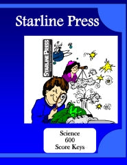 Starline Press Science 600 Score Keys