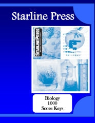 Starline Press Biology 1000 Score Keys