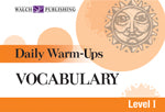 Daily Warm-Ups: Vocabulary Level I