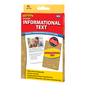 Informational Text Practice Cards Yellow Level