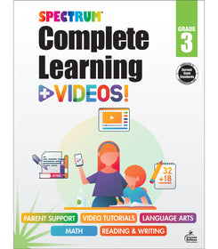 SPECTRUM  Complete Learning + Videos Workbook Grade 3 Paperback