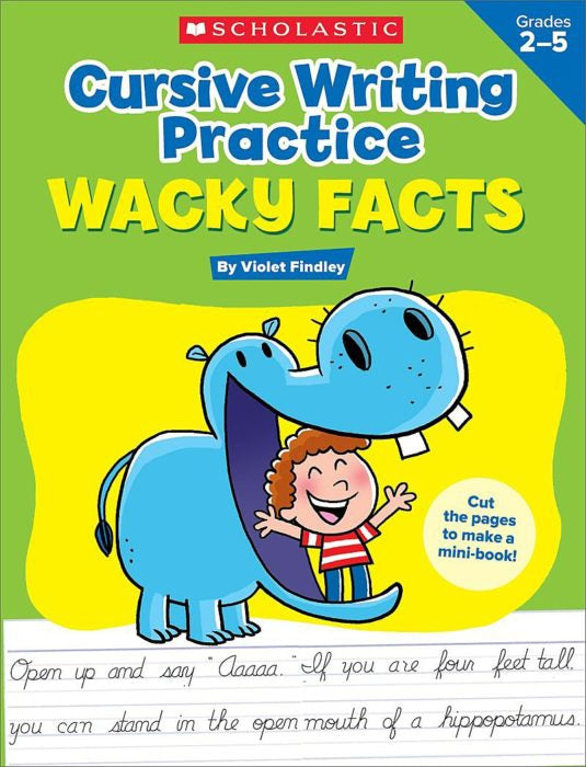 Cursive Writing Practice: Wacky Facts