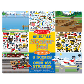 Reusable Sticker Pad - Vehicles- Melissa & Doug