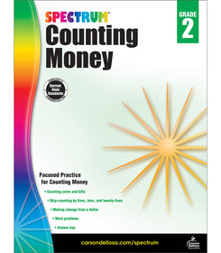 Spectrum Counting Money Workbook Grade 2 Paperback