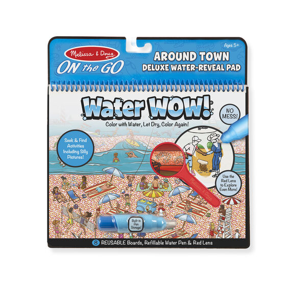 Water Wow! Around Town Deluxe Water-Reveal Pad - On the Go Travel Activity