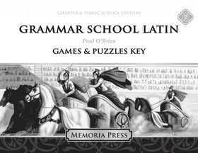 Grammar School Latin Games and Puzzles Key-Charter/Public Edition