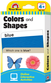 Colors and Shapes, Grade PreK+ (Age 4+) - Flashcards