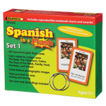 Spanish in a Flash™ Color-Coded Flash Cards, Set 1