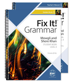 IEW Fix It! Grammar: Level 4 Mowgli and Shere Khan [Teacher/Student Combo]