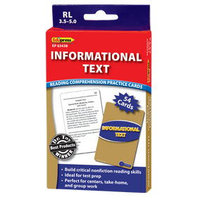 Informational Text Practice Cards Blue Level