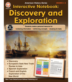 Interactive Notebook: Discovery and Exploration Resource Book Grade 5-8 Paperback