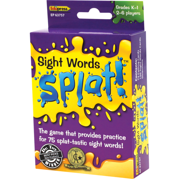 Sight Words Splat Game Grades K-1-Teacher Created Resources