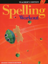 MCP Spelling Workout A Teacher Edition Grade 1