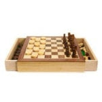 Wooden Chess/Checker Set - House of Marbles