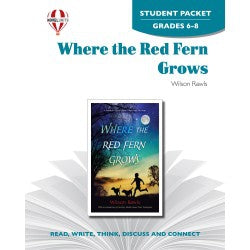 Novel Unit -Where the Red Fern Grows Student Packet