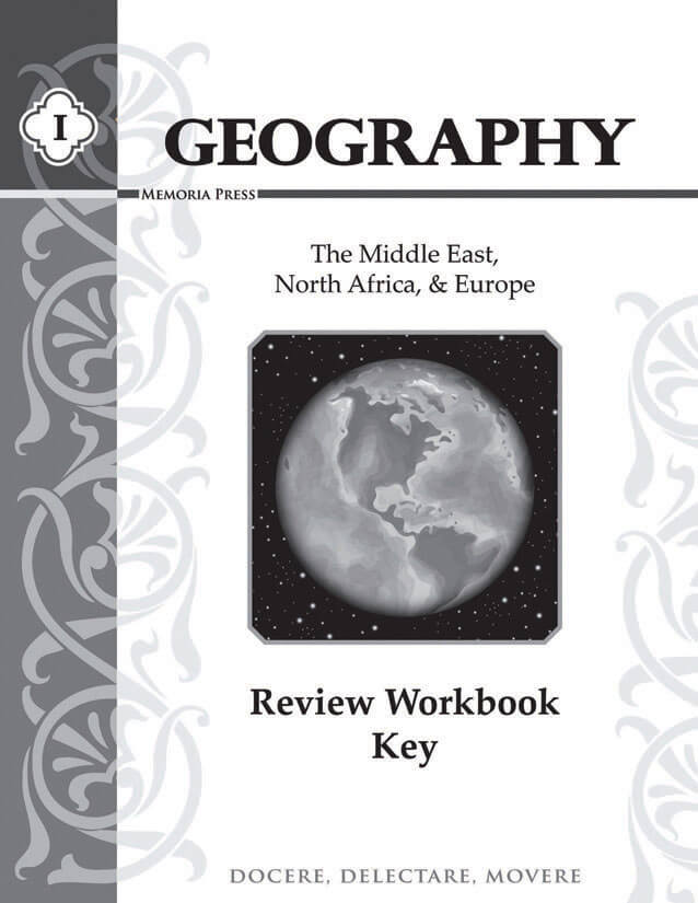 Geography I Review: Teacher Key, Quizzes, and Tests