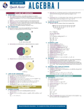 Algebra 1- REA's Quick Access Reference Chart