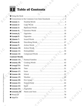 240 Vocabulary Words Kids Need to Know: Grade 1-Scholastic