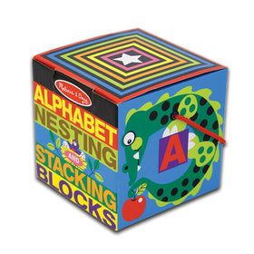 Alphabet Nesting and Stacking Blocks-Melissa & Doug