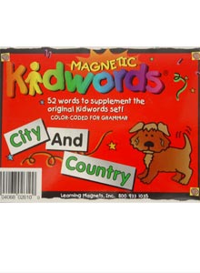 Magnetic Kidwords®-City & Country Magnets