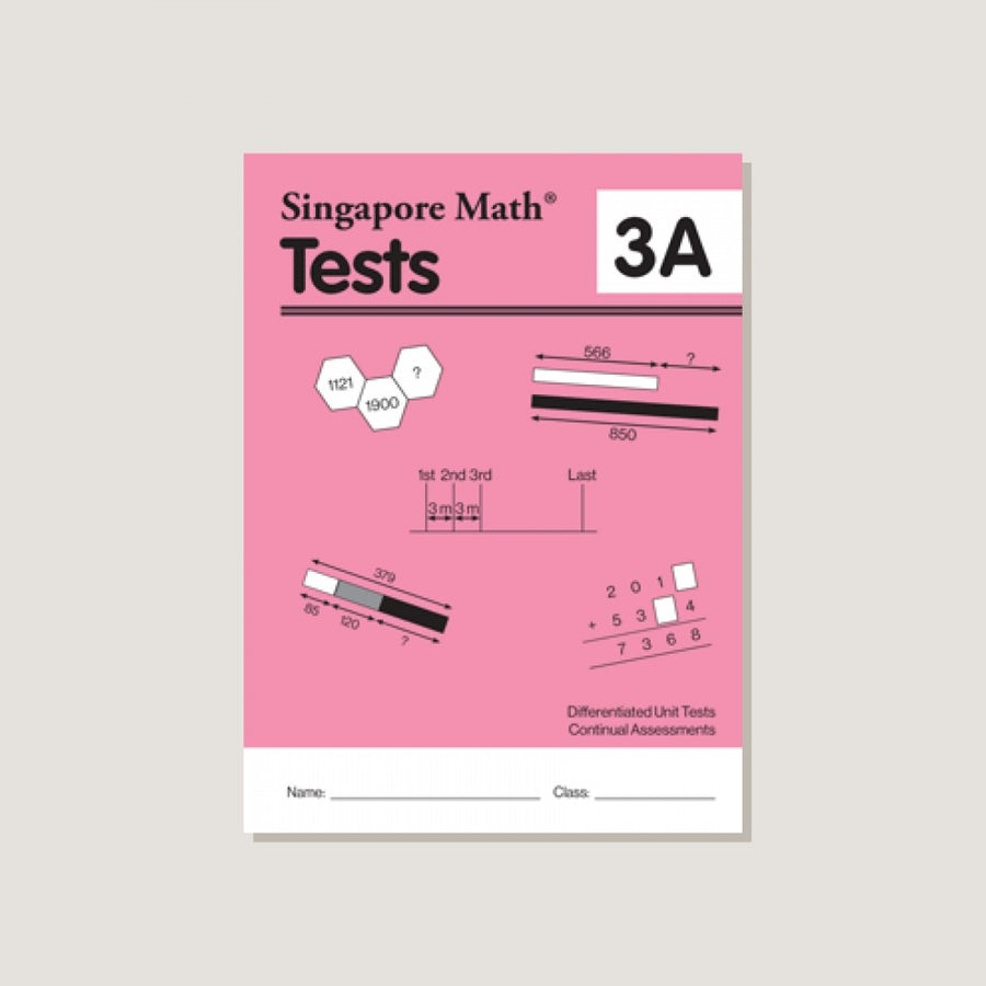 Singapore Math Common Core Tests 3A