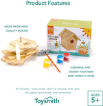 Build A Bird Bungalow, Backyard Birdhouse Kit with Fsc Certified Wood