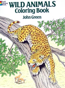 Wild Animals Coloring Book