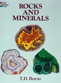 Rocks & Minerals Coloring Book