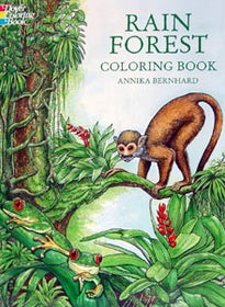 Rain Forest Coloring Book