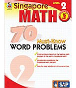 Singapore Math 70 Must-Know Word Problems, Level 2