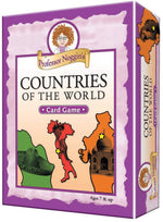 Professor Noggin Countries of The World - A Educational Trivia Based Card Game for Kids - Outset Media