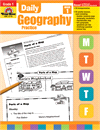 Daily Geography Practice, Grade 1