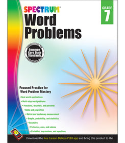 Spectrum Word Problems Grade 7