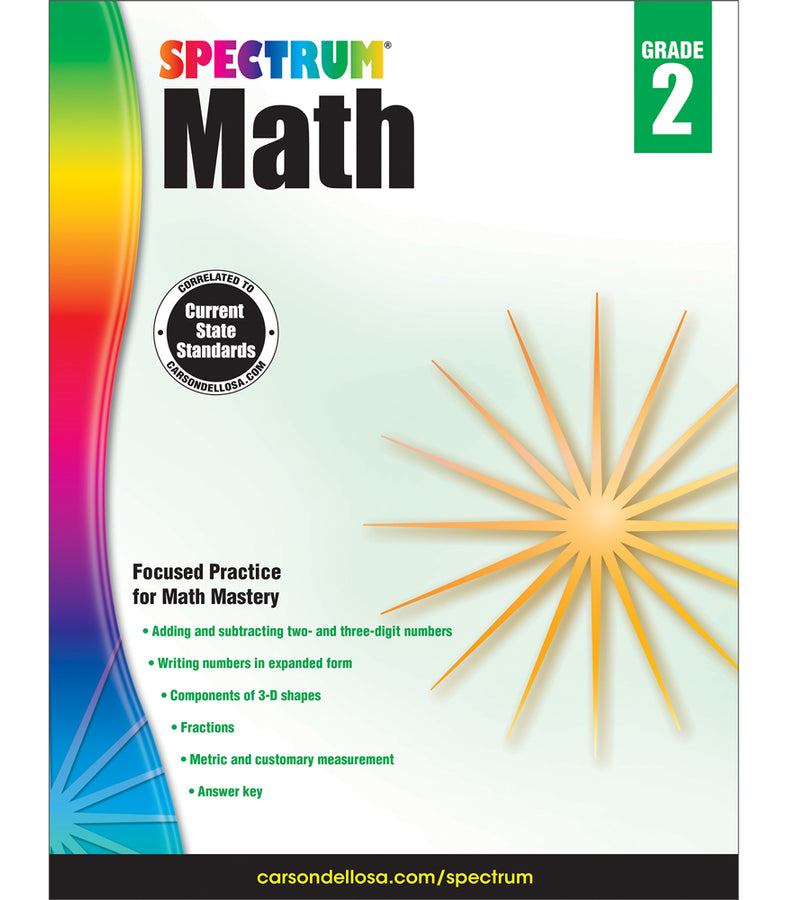 Spectrum Math Grade 2 (2015)