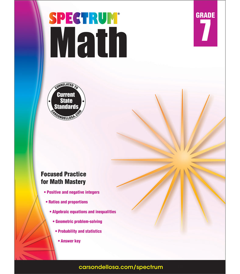 Spectrum Math Grade 7 (2015)