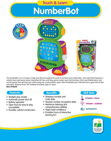 NumberBot - Interactive Mathematics Robot STEM - The Learning Journey