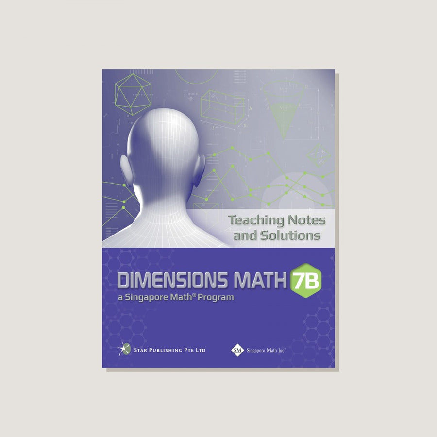 Dimensions Math Teaching Notes and Solutions 7B