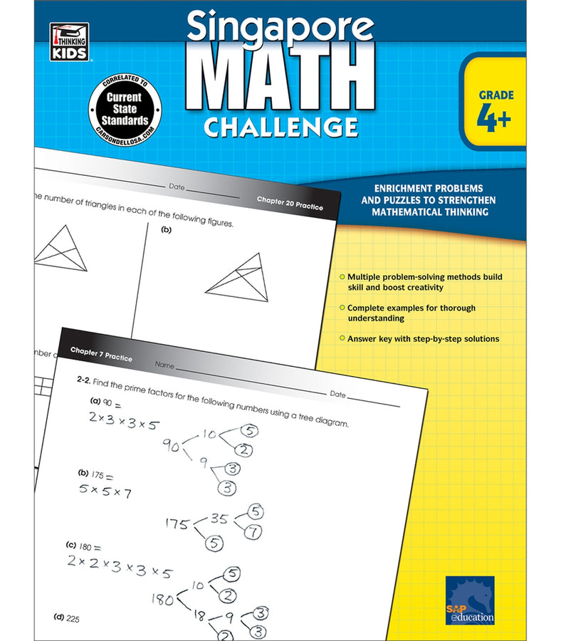 Singapore Math Challenge 4+