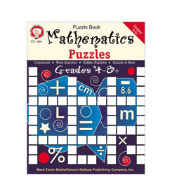 Mathematics Puzzles Book Grade 4-8+