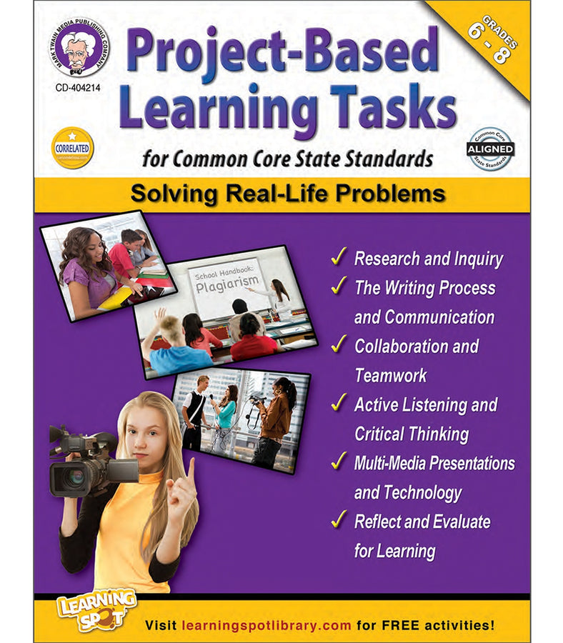 Project-Based Learning Tasks for Common Core State Standards Resource Book