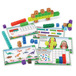 MathLink® Cubes Kindergarten Math Activity Set: Dino Time! Learning Resources