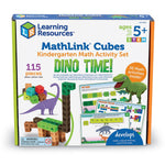 MathLink® Cubes Kindergarten Math Activity Set: Dino Time! Learning Resources