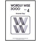 Wordly Wise 3000 Book 4 Answer Key