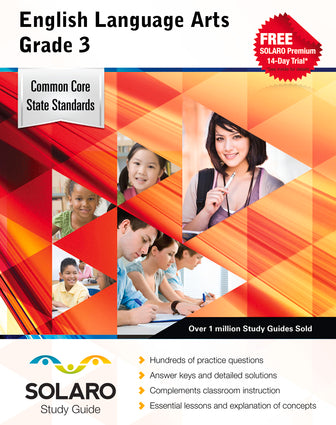 Common Core English Language Arts Grade 3 (Solaro Study Guide)