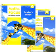 Math in Focus: The Singapore Approach Grade K Second Semester Homeschool Package